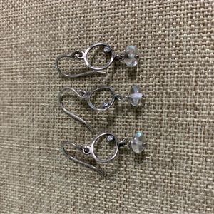 Silpada Retired Sterling Silver and Bead Earrings